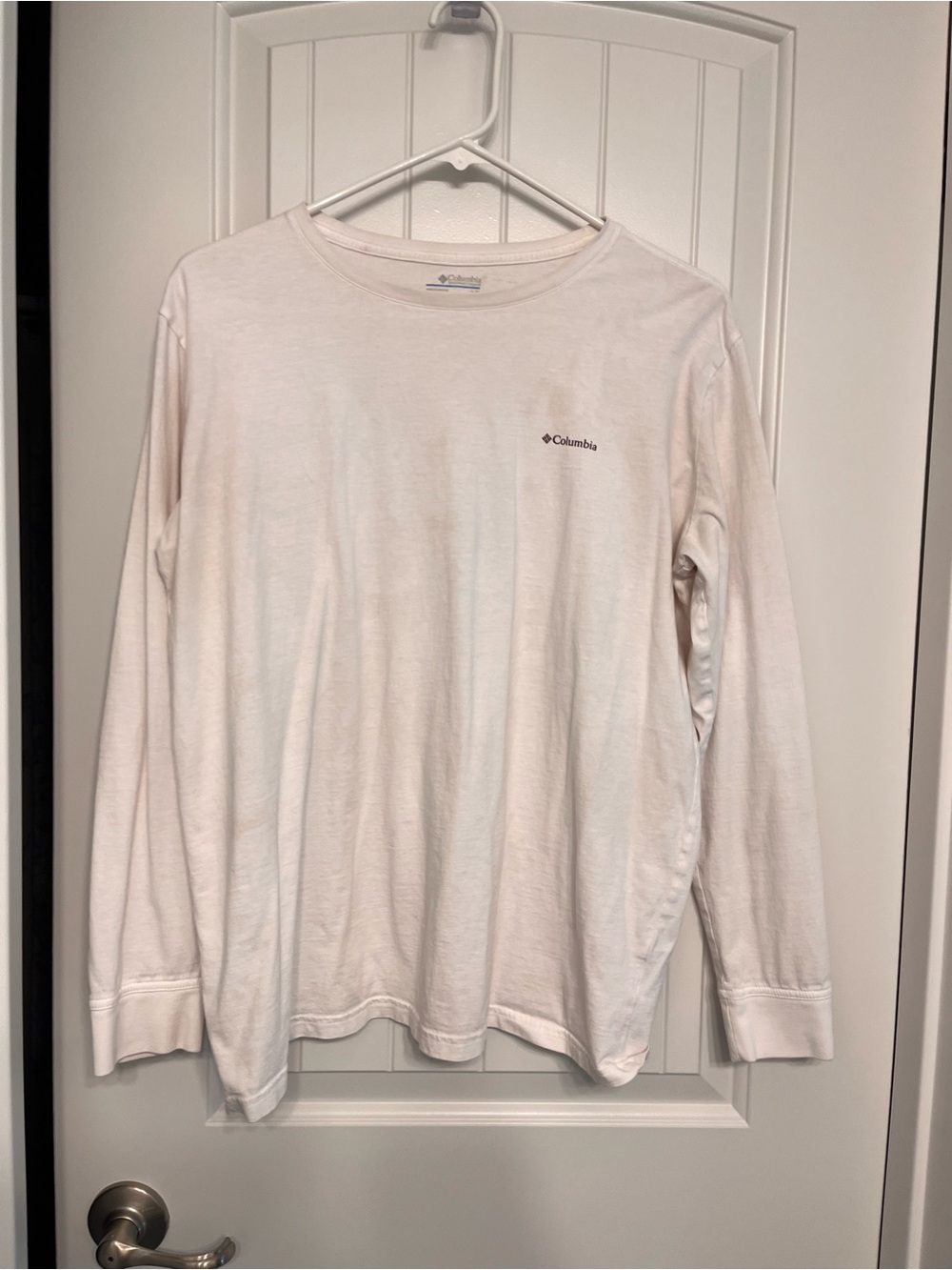 Columbia Long Sleeve Crew Shirt - Off-White
